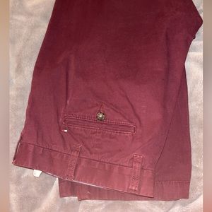 Burgundy dress pants
